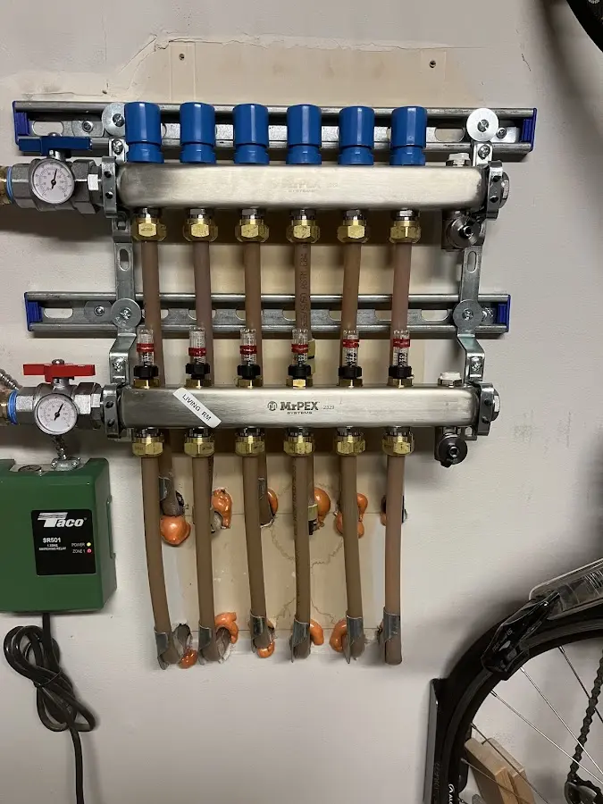 Plumber performing Leak Detection at a residential property in Homer